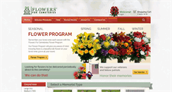 Desktop Screenshot of flowersforcemeteries.com